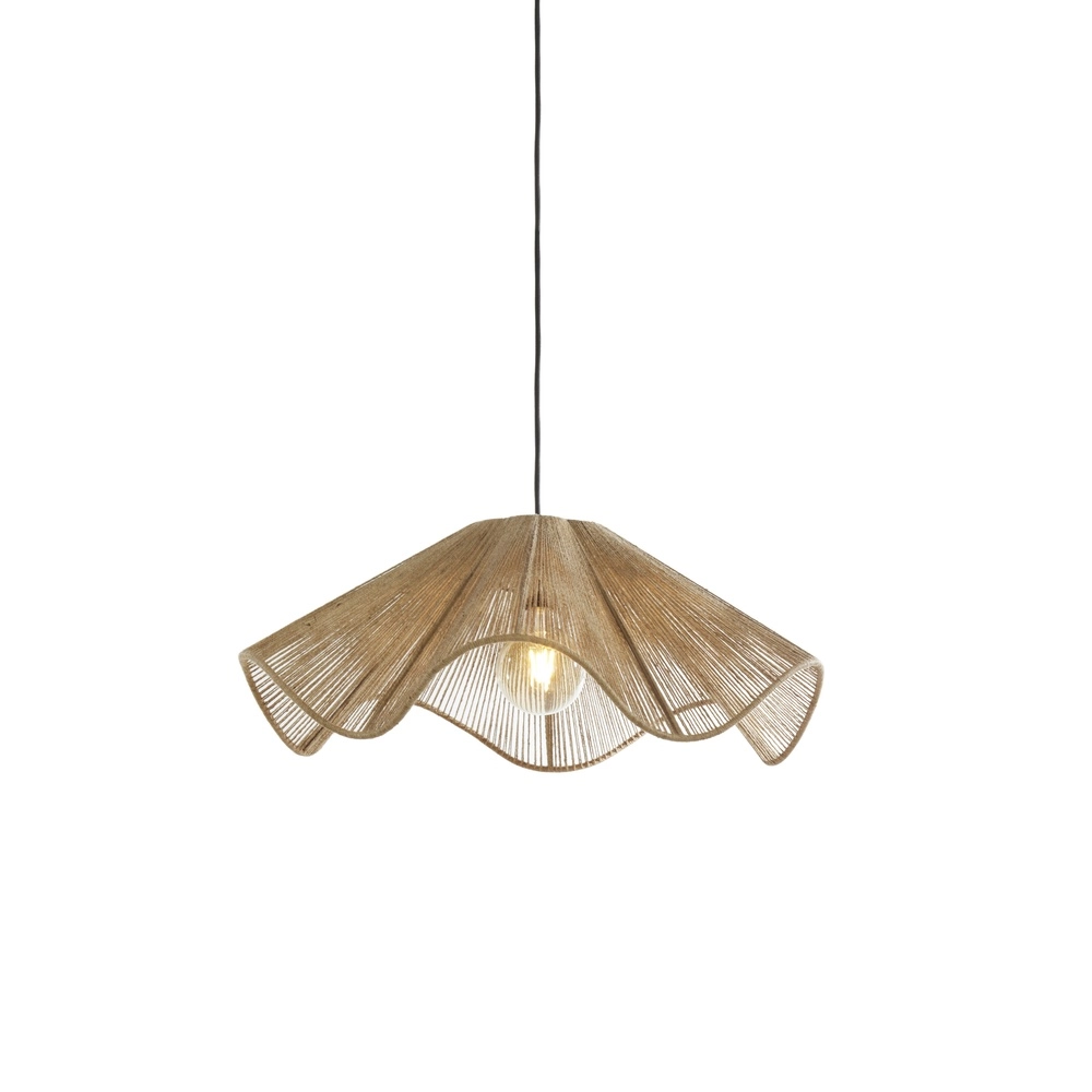 Rattan pendant lamp Fodara Ø 60cm brown Light & Living 8717807702090
