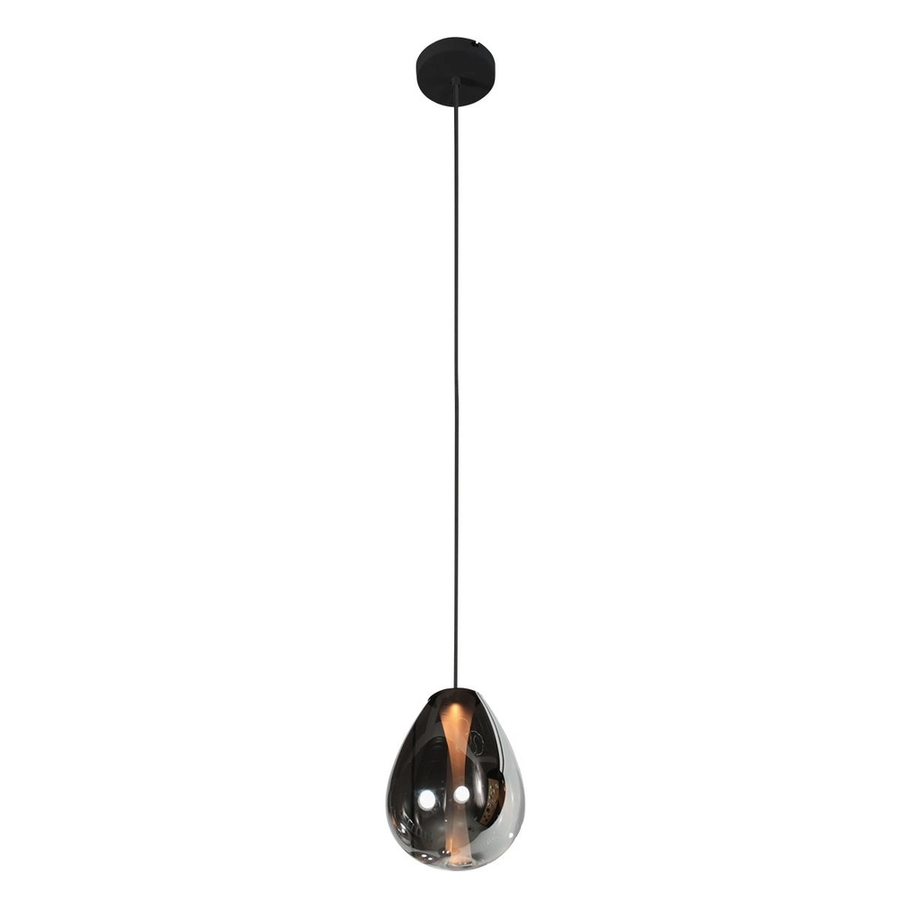 Pendant lamp Glimsy 1-light black Ø 14.5cm Steinhauer 8712746177985