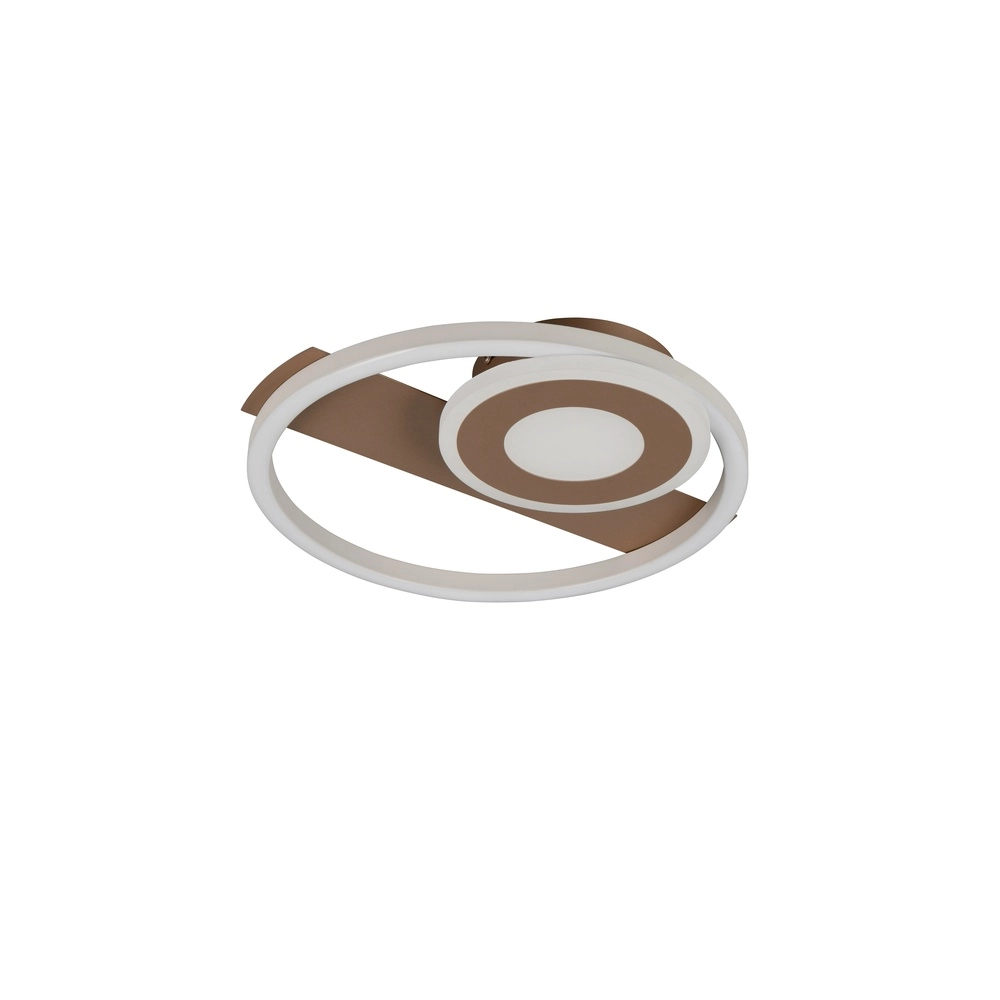 Modern ceiling lamp Horus mocha brown Trio 4017807653380