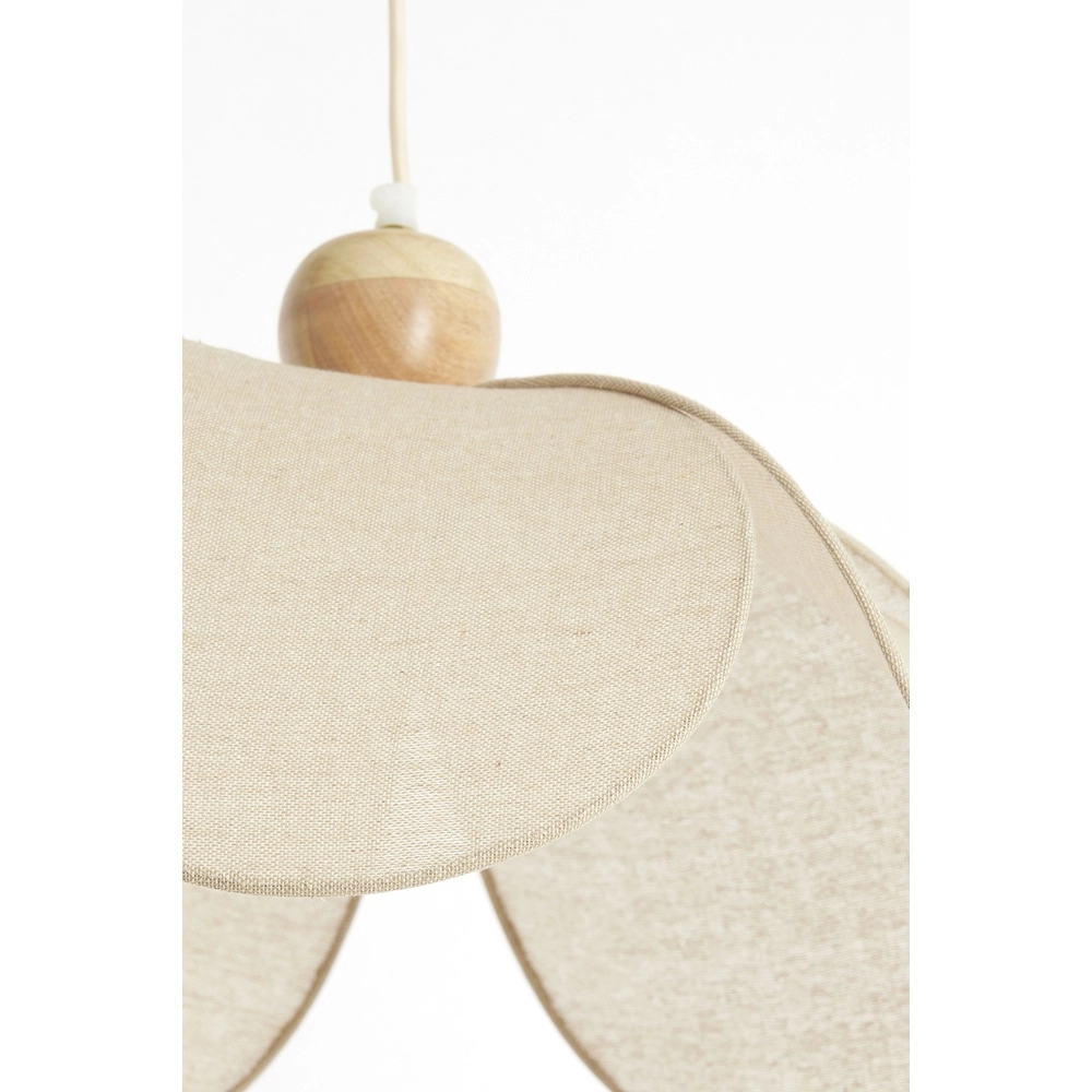 Scandinavian pendant lamp Lavriria Ø 60cm - sand Light & Living 8717807835972