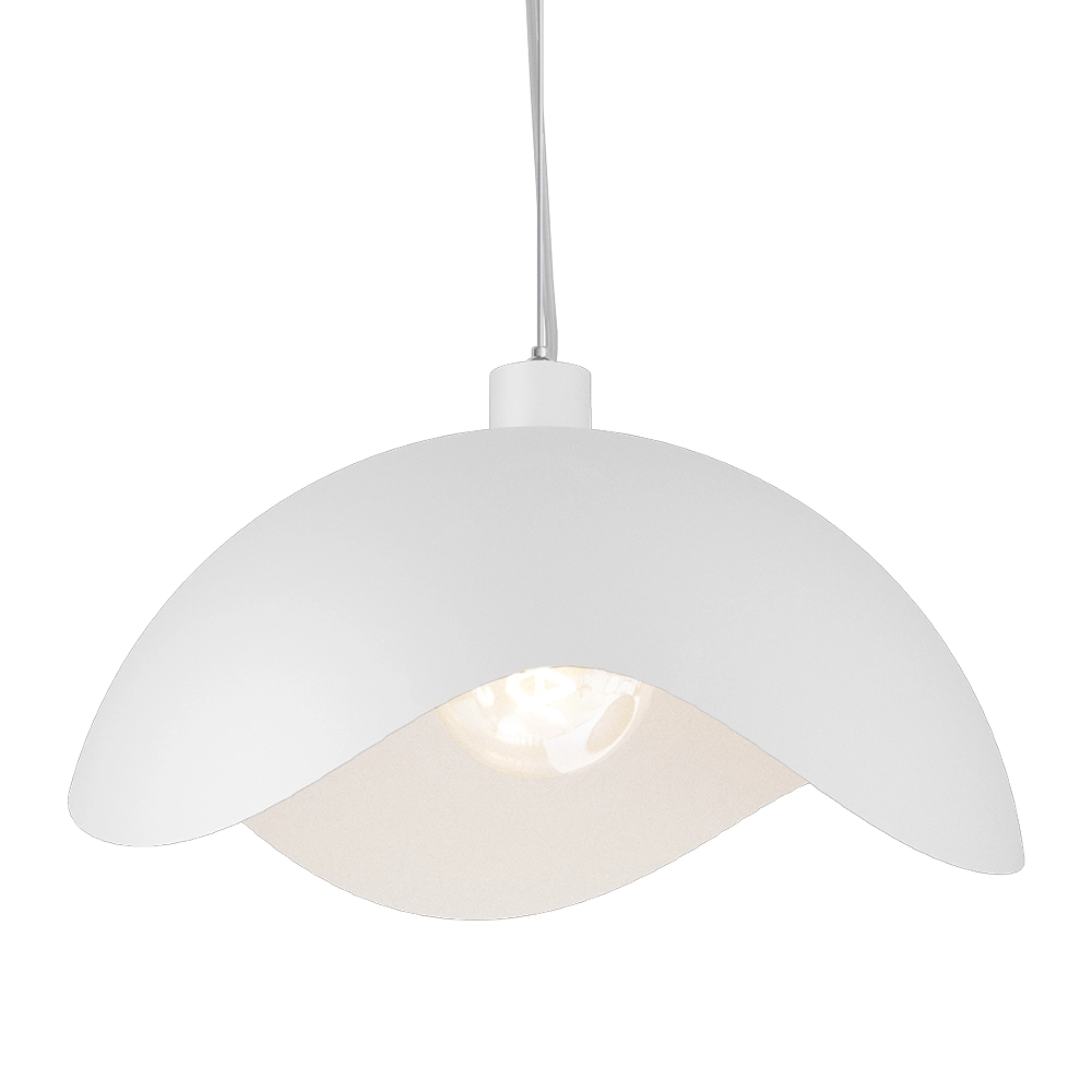 Design pendant lamp Volta Ø50cm - wavy - white Masterlight 8718121193915