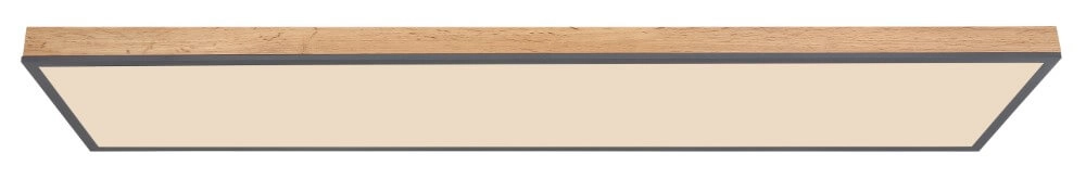 Wooden led ceiling light Doro 120x30cm Globo 9007371428014