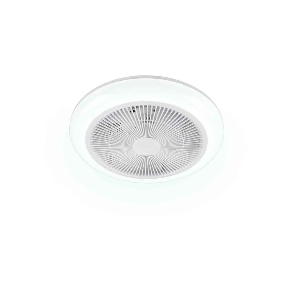 Design fan Holmsund white Ø 46cm with RGB function Trio 4017807688665