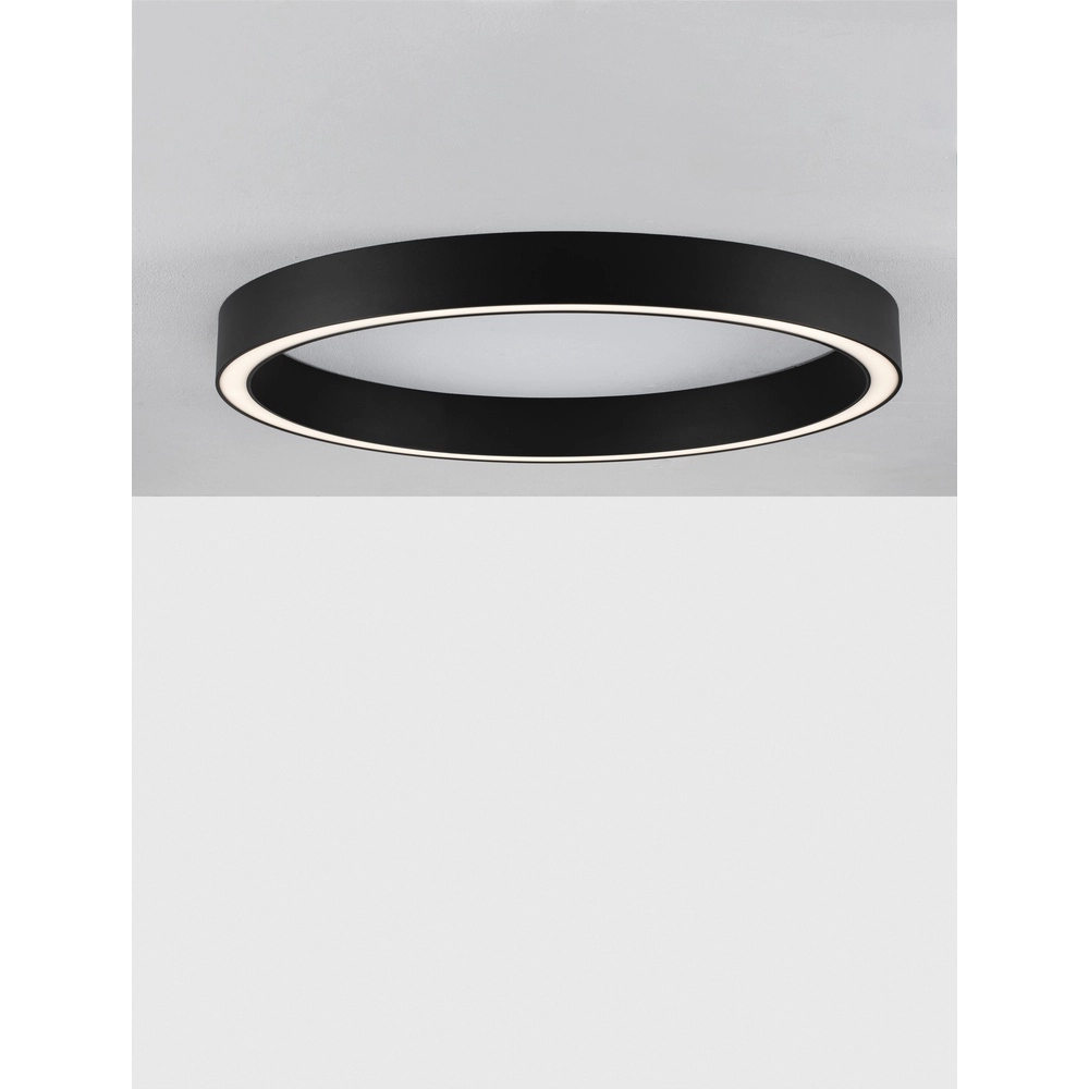 Design ceiling lamp Sting black Ø 80cm Lyora 5212017437501