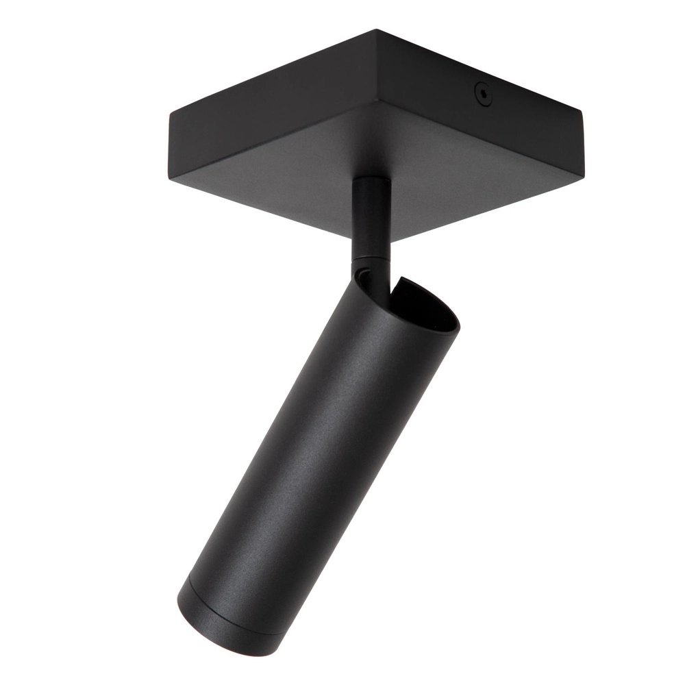 Sleek ceiling lamp Grado Black Lucide 5411212221667