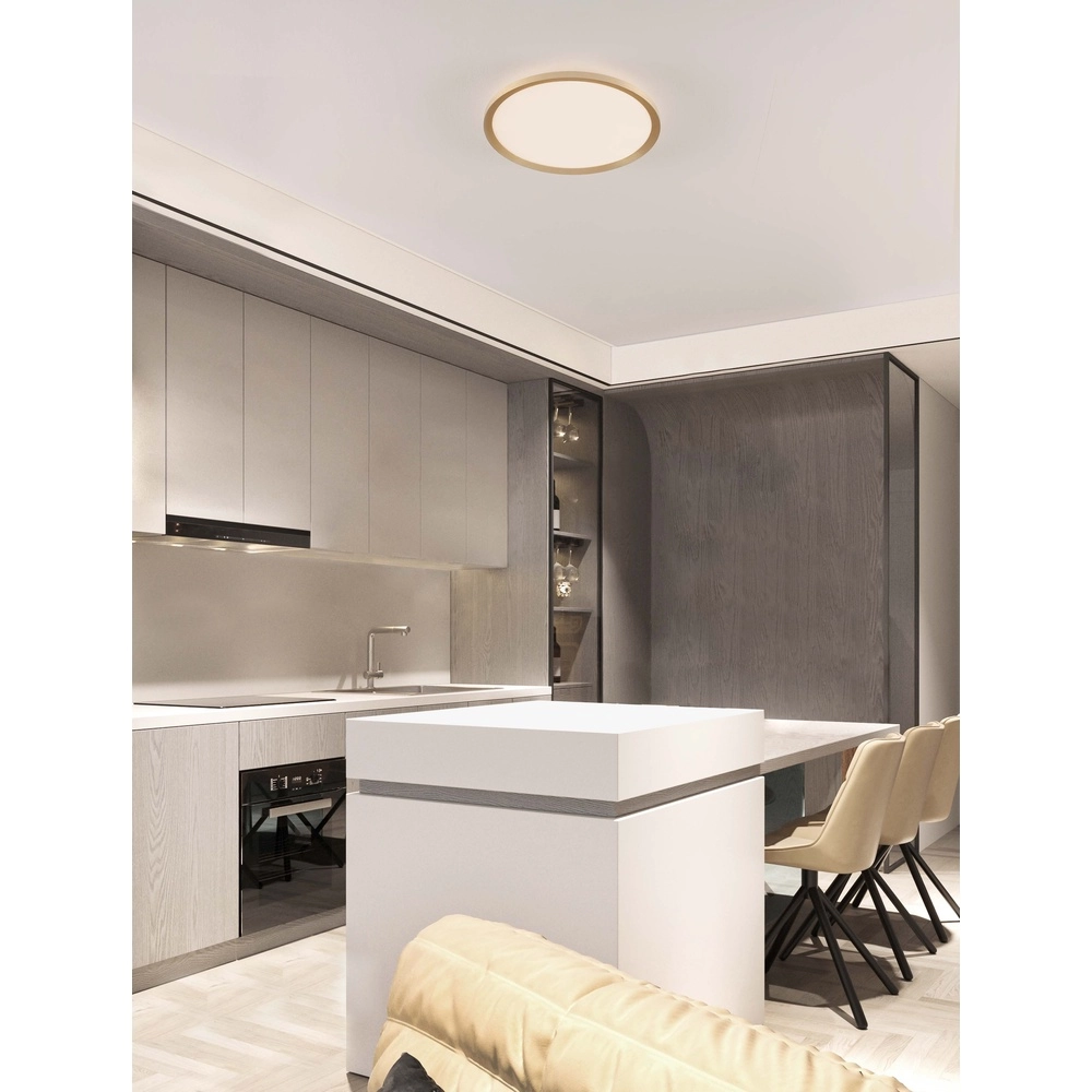 Ceiling light Aoton gold Ø 40cm Lyora 5212017448712