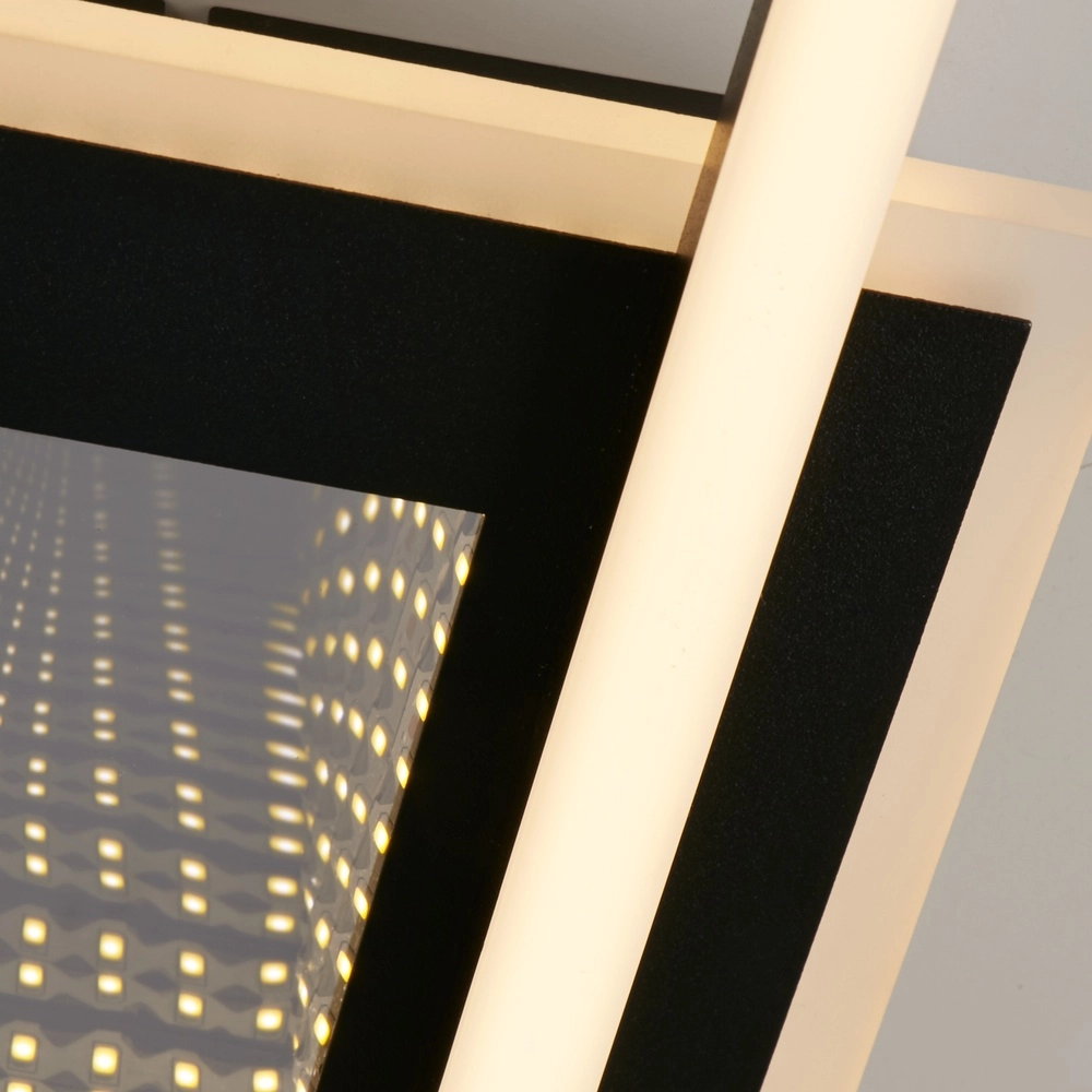 Ceiling lamp Quadrate silver grey Searchlight 5053423303628