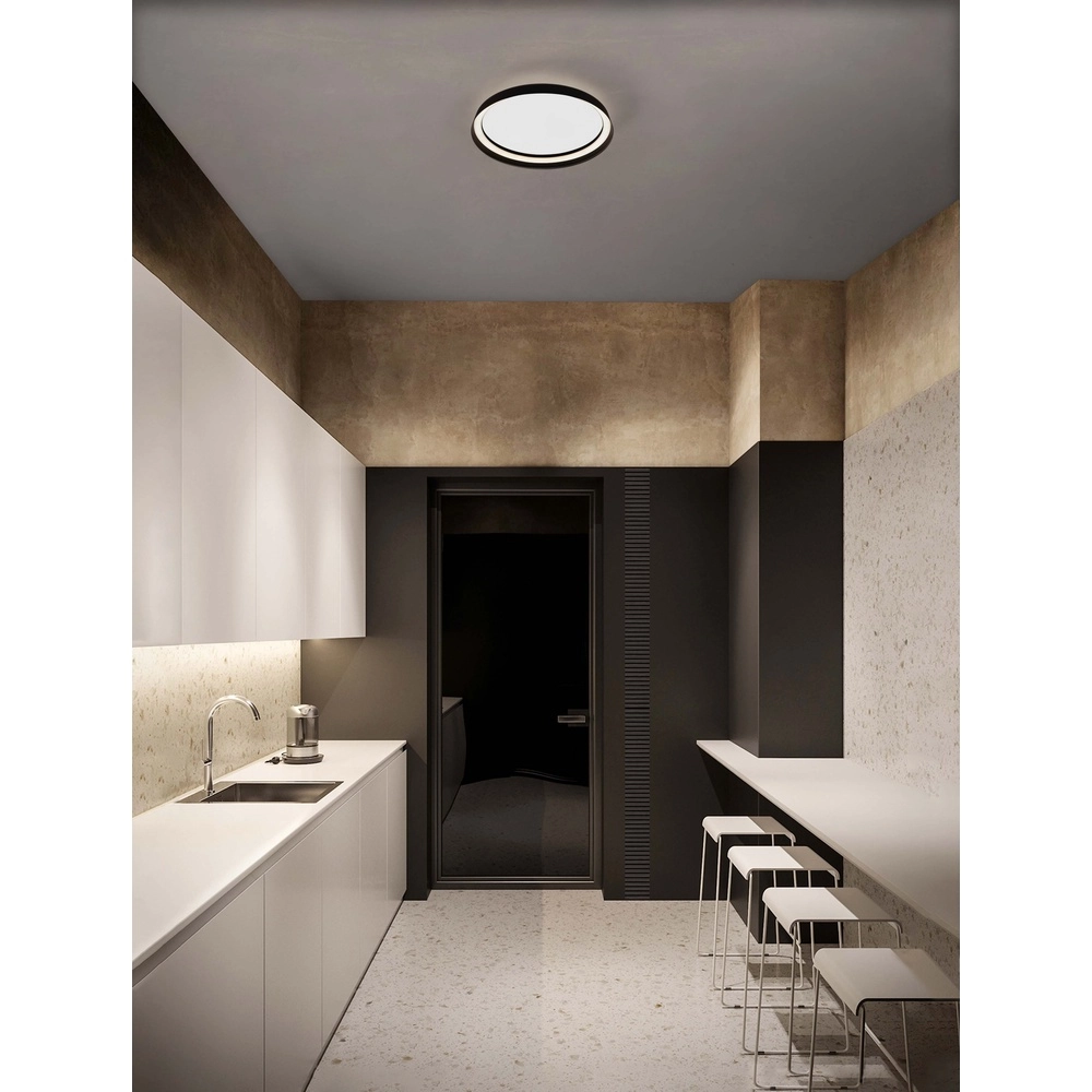 Design ceiling light Ormi Ø 45cm black Lyora 5212017463098