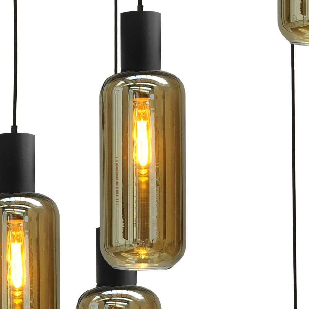 Hanging lamp Bounty 5-light black Masterlight 8718121247793