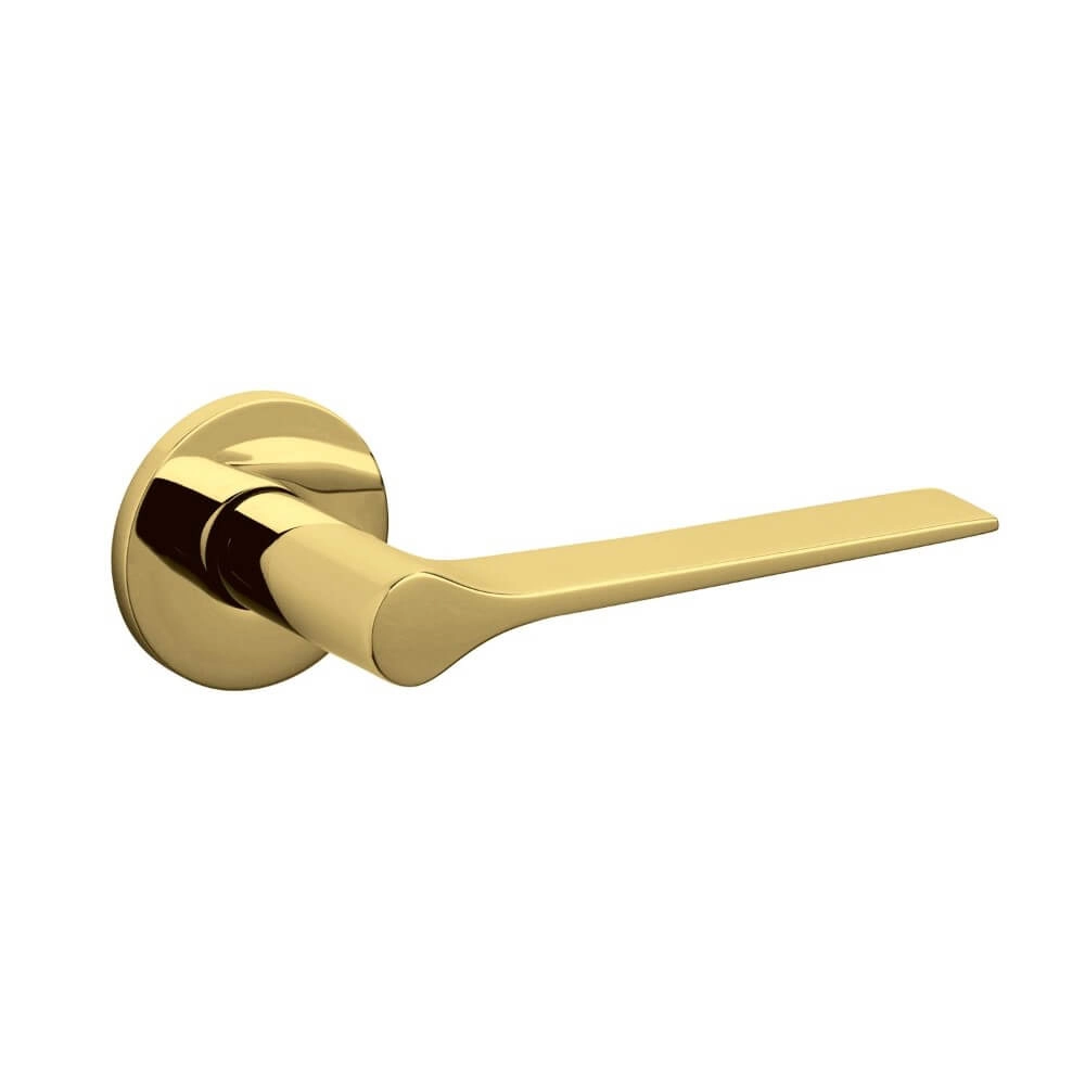 Design door handle Lama L brass