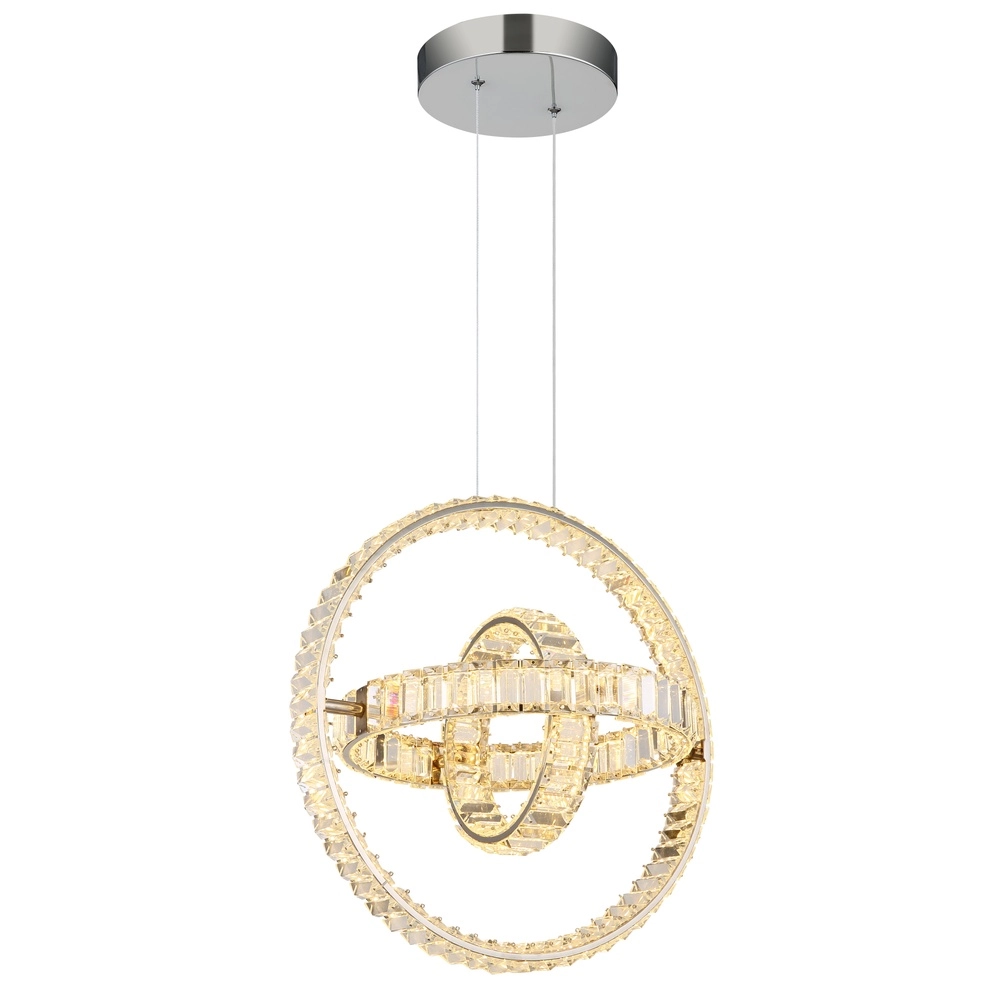 Unique pendant lamp Neil chrome Globo 9007371516414
