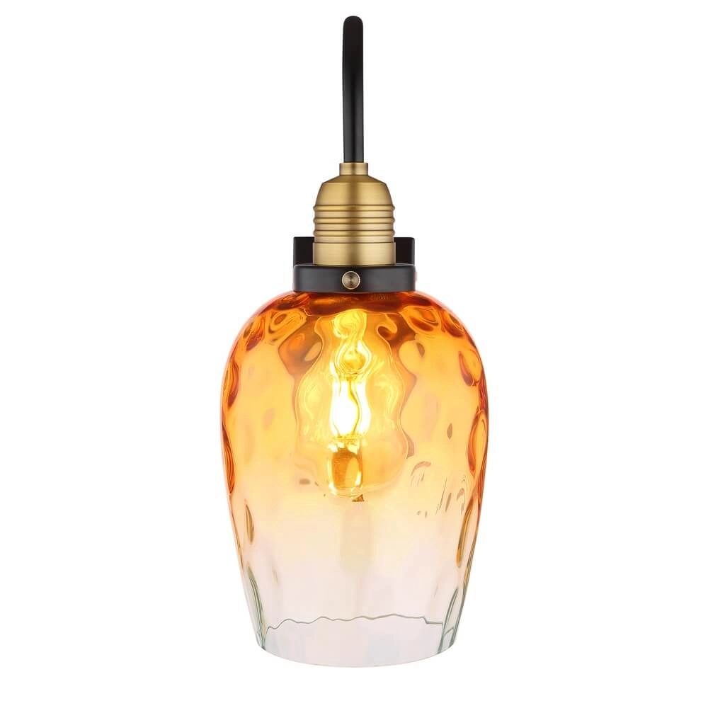 Wall lamp Salvy Amber Glass Honeycomb Globo 9007371451609