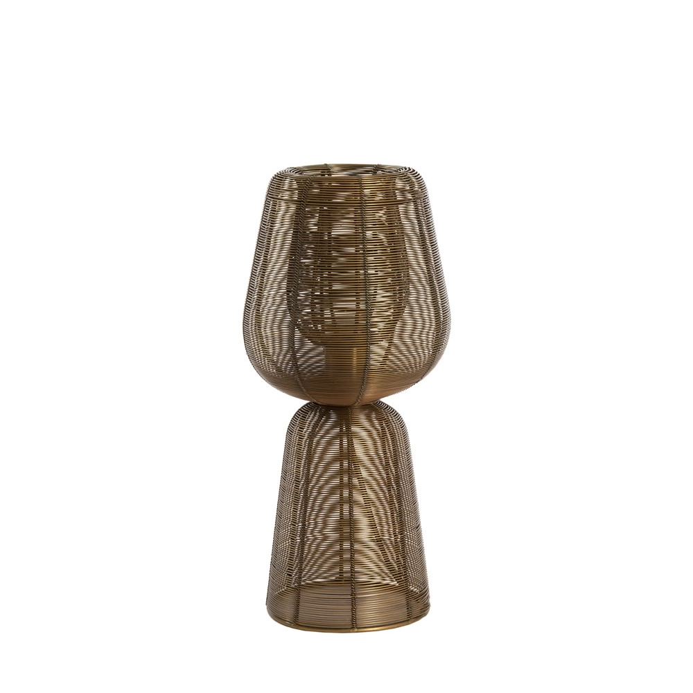 Table lamp Aboso copper bronze Ø 18cm Light & Living 8717807701512