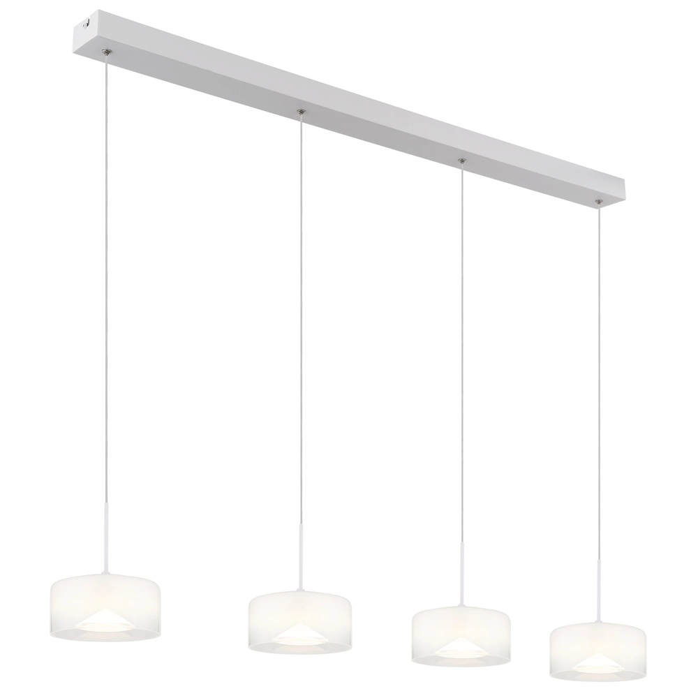 Design pendant lamp Belinda 4-light white