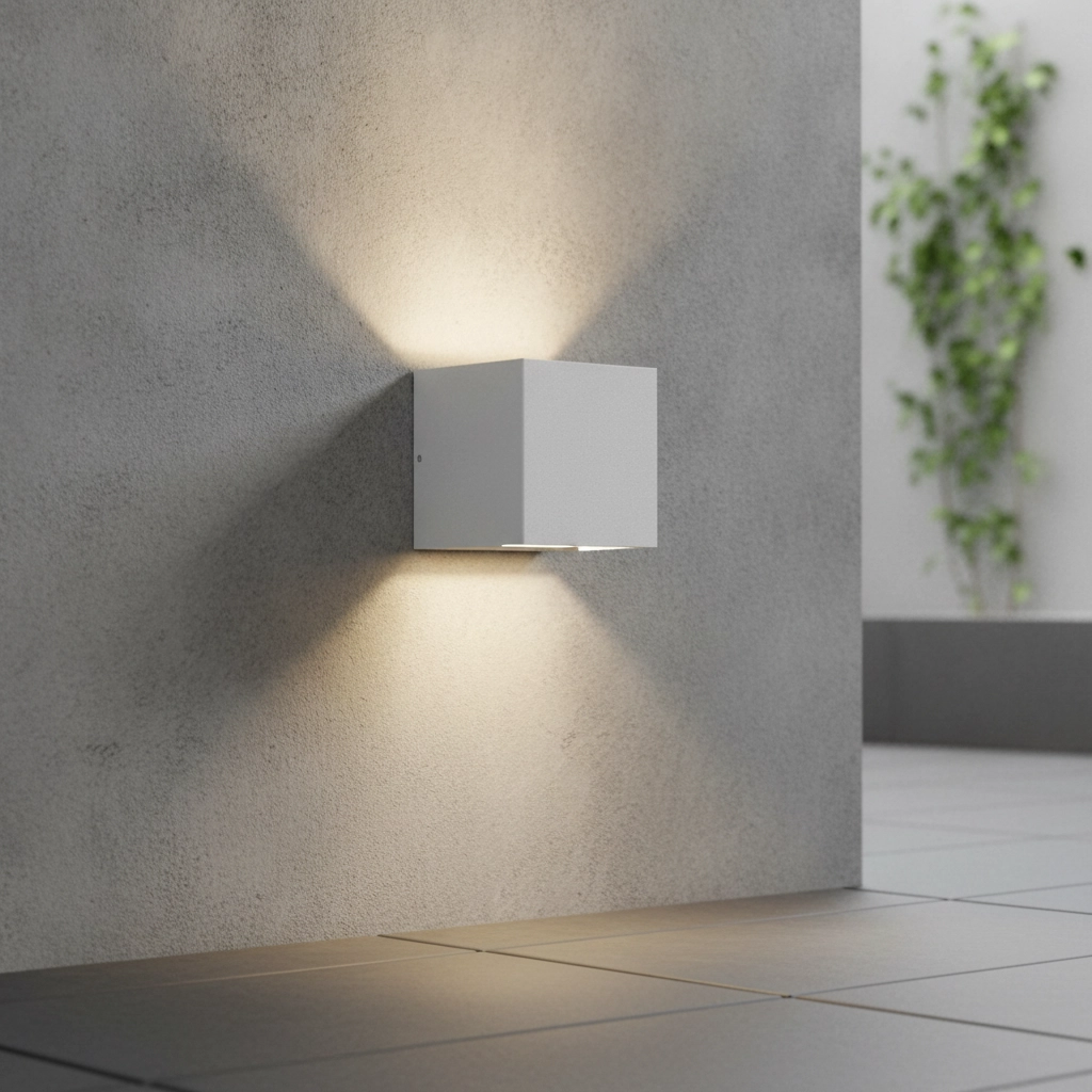 Square surface-mounted spot Epic white
