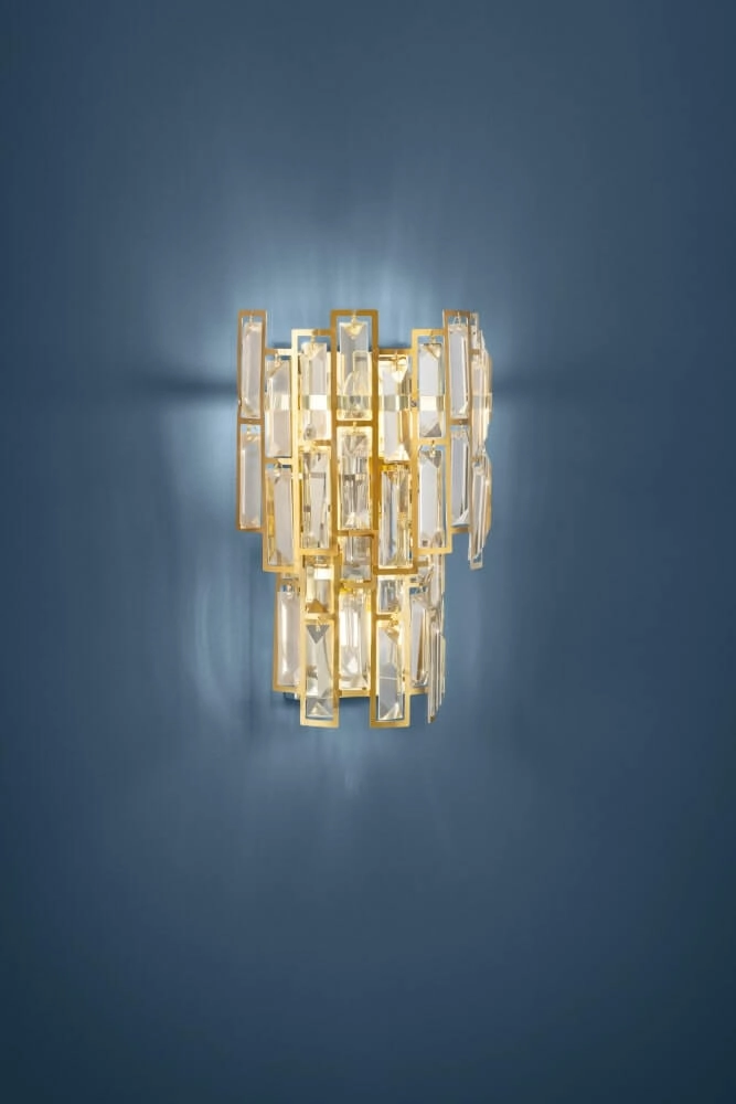 Chandelier wall lamp chrome Calmeilles gold Stars of Light 9002759396152