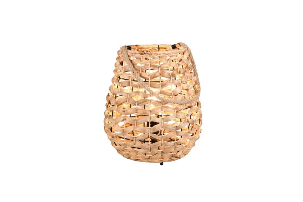 Country table lamp Jean Ø 29cm rattan Trio 4017807637687