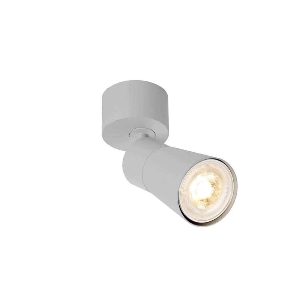 Surface-mounted spot Puri 2.0 Cone Grey single