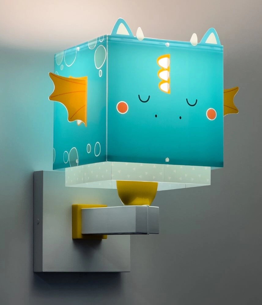Design wall lamp Little Dragon blue with white Dalber 8420406643892