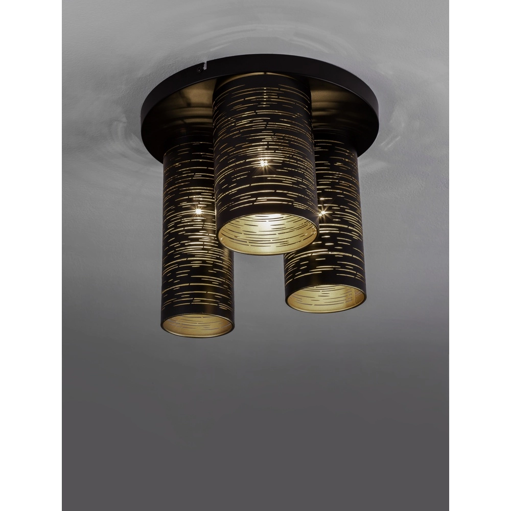 Ceiling lamp Zane black