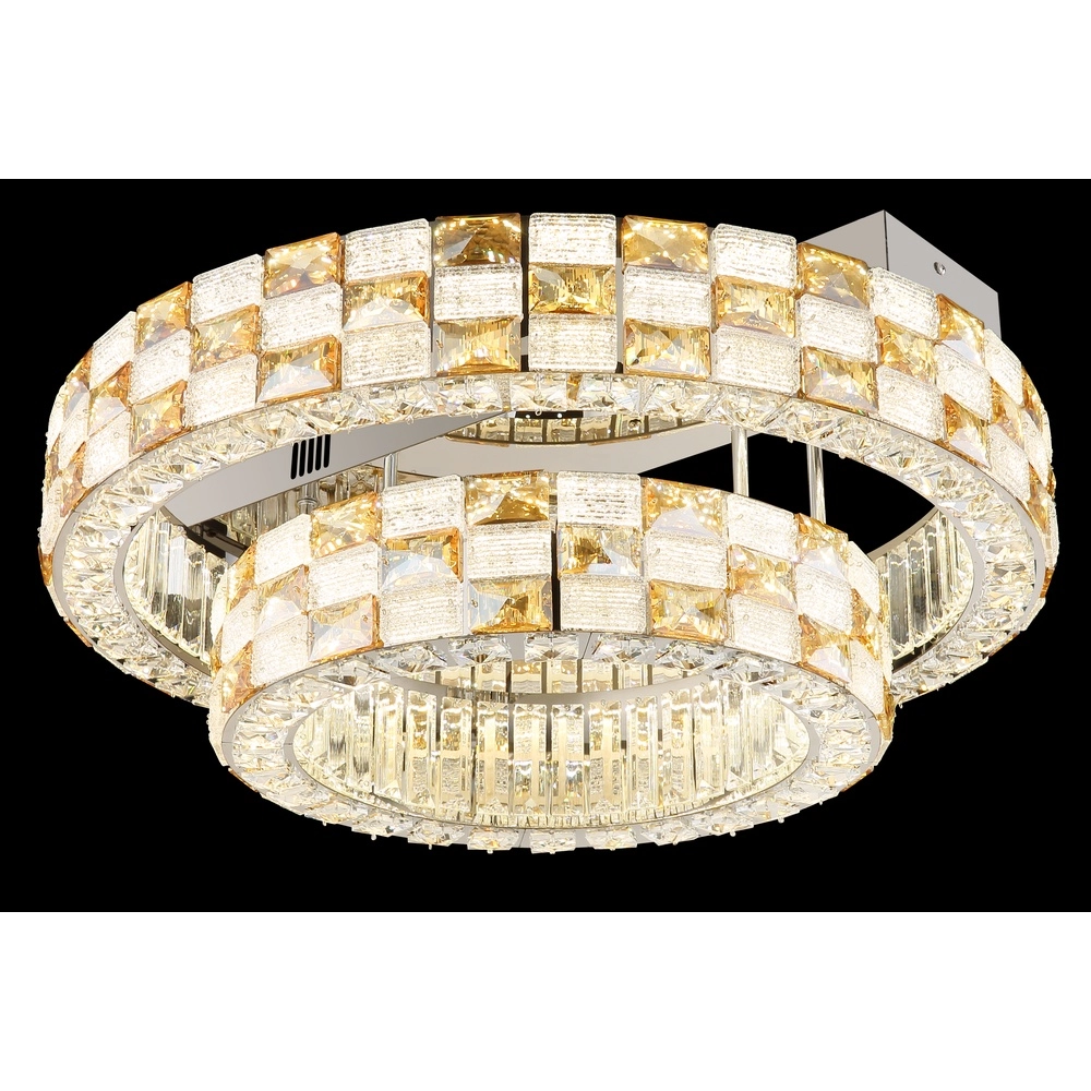 Ceiling lamp Lidia Ø 61cm chrome Globo 9007371583096