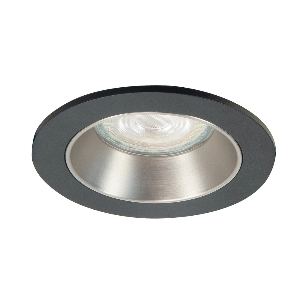 Design spot Downlights black with nickel Ø 9.4cm