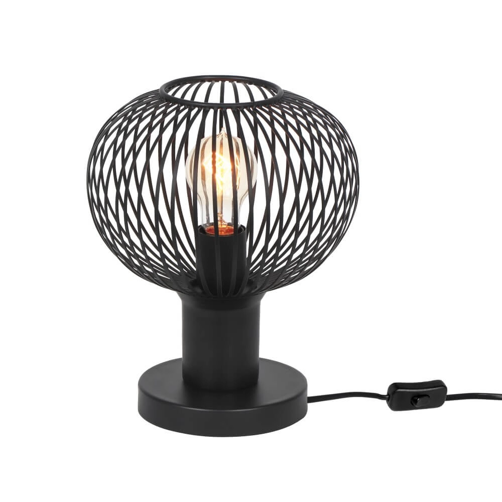 Wire table lamp Gila Ø 23cm - black