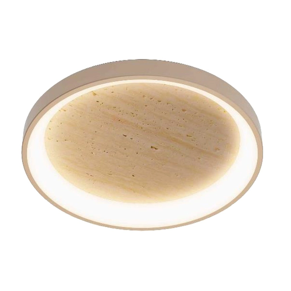 Modern ceiling lamp Meliciano sand brown Ø 36cm