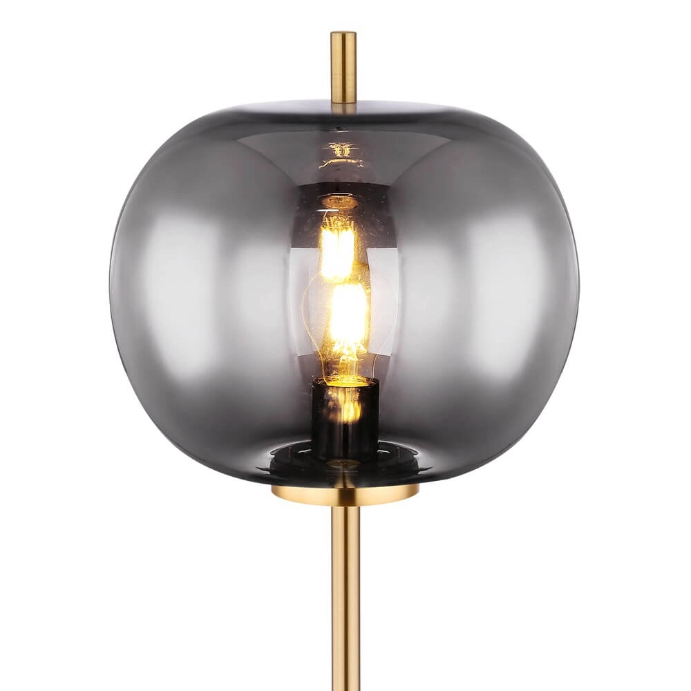 Golden floor lamp Blacky I only Ø 30cm Globo 9007371422043