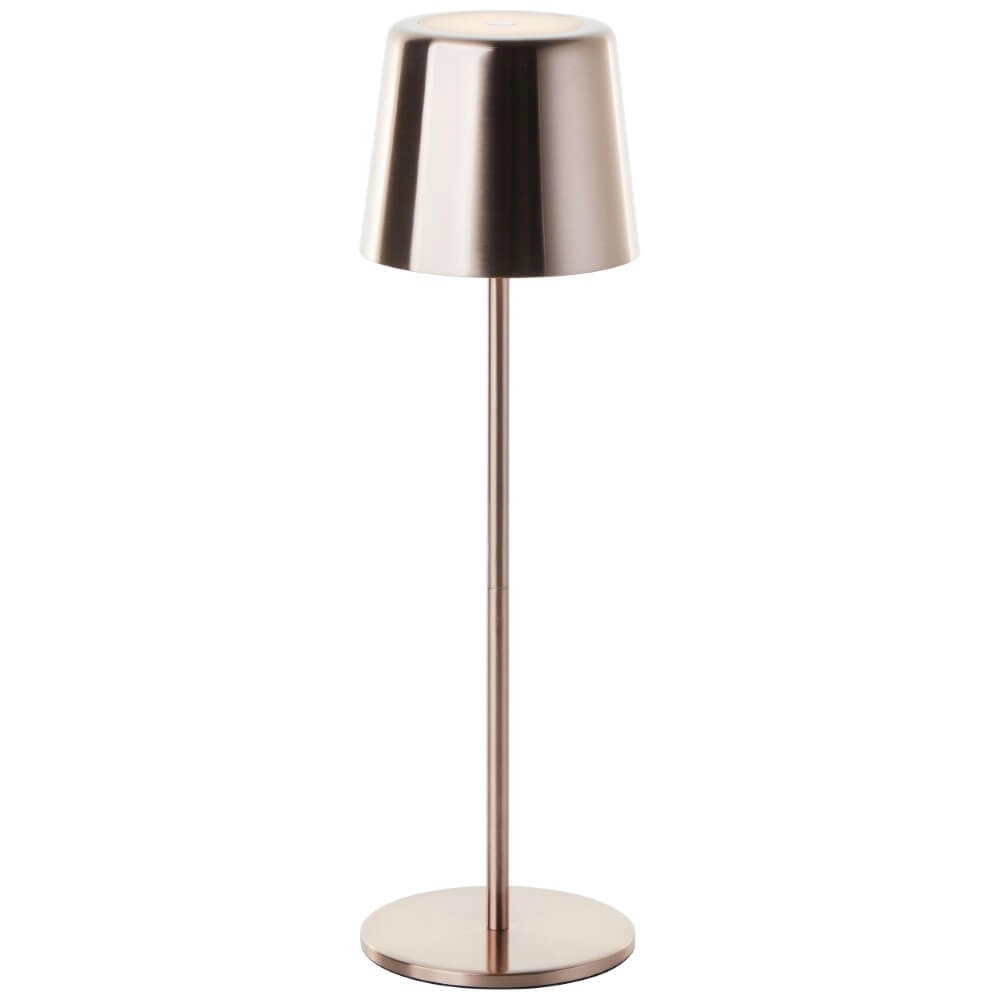 Rechargeable table lamp Xaana copper Brilliant 4004353441448