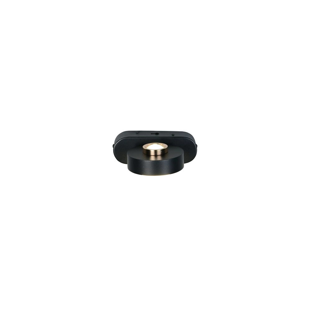 Wall lamp Arpino black 15cm Trio 4017807683639
