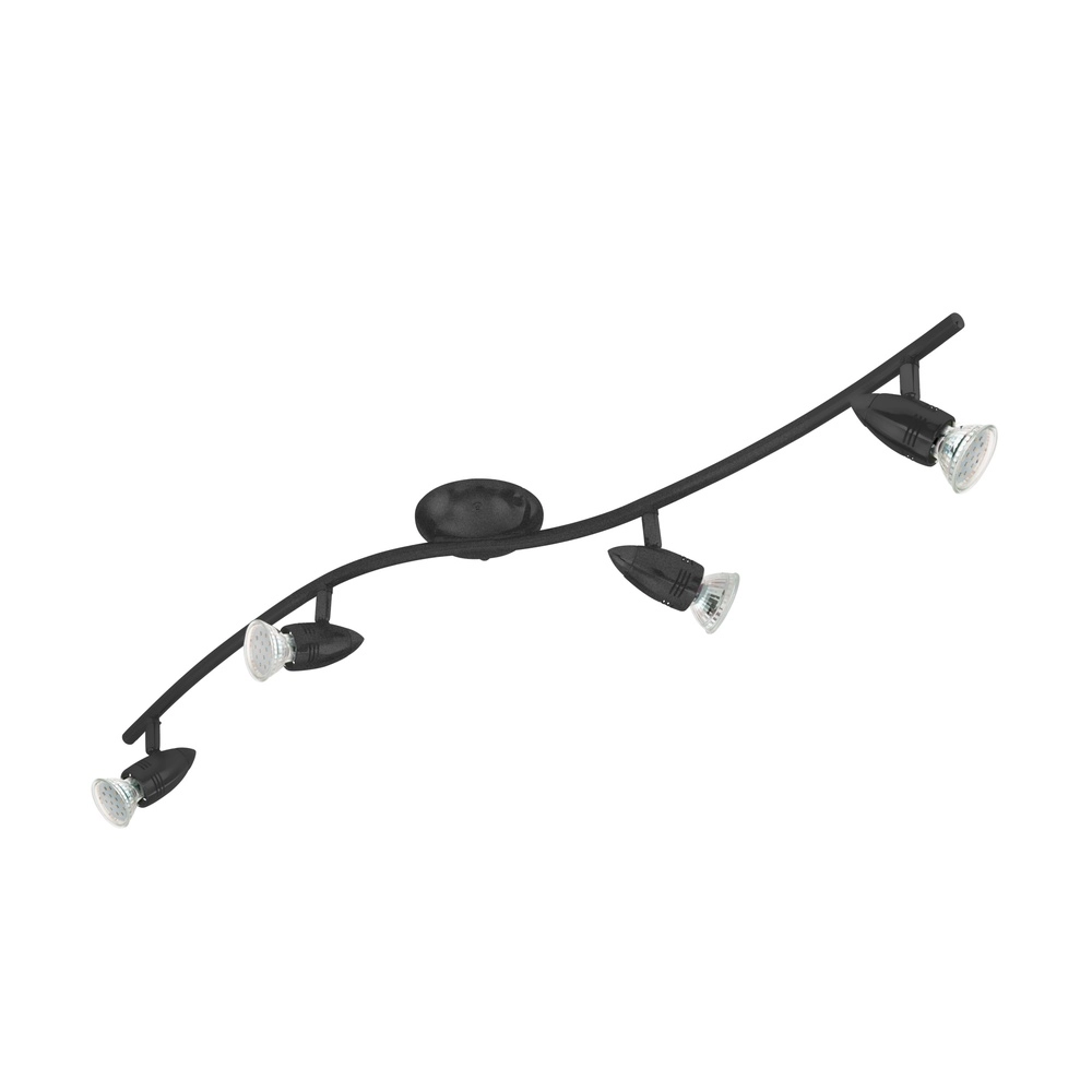 Surface-mounted spot Magnum-Led 4-light black