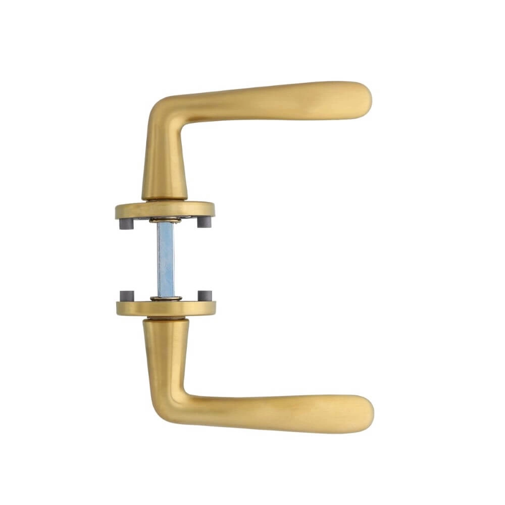 Door handle Zaia Round rosette brass Intersteel 8714186551172