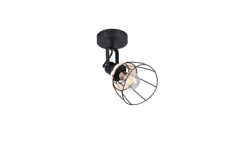 Black wall lamp Jerome design Trio 4017807637694