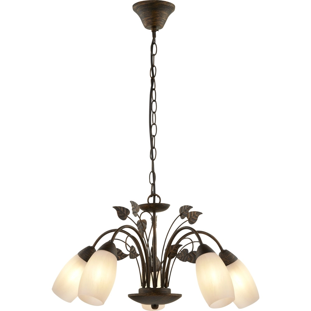 Classic pendant lamp Venezia brown Ø 50cm