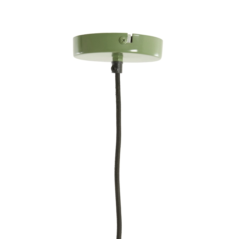 Japandi pendant lamp Zubedo Ø 40cm - olive green Light & Living 8717807835873
