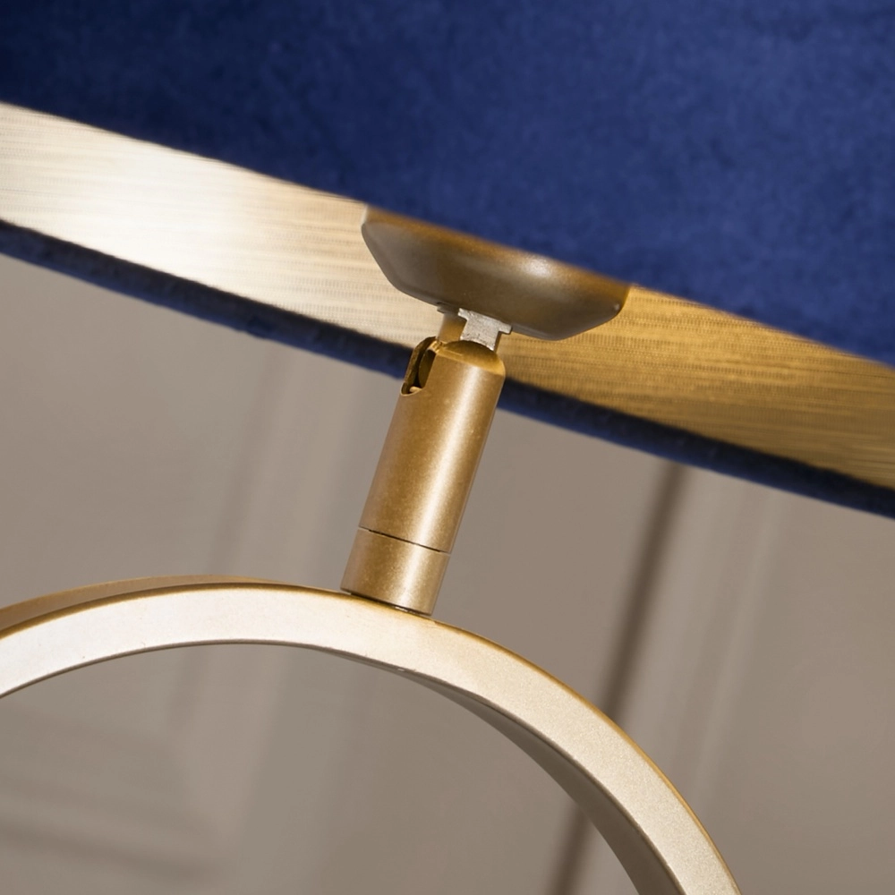 Table lamp Modish bronze with blue cap Searchlight 5053423306339