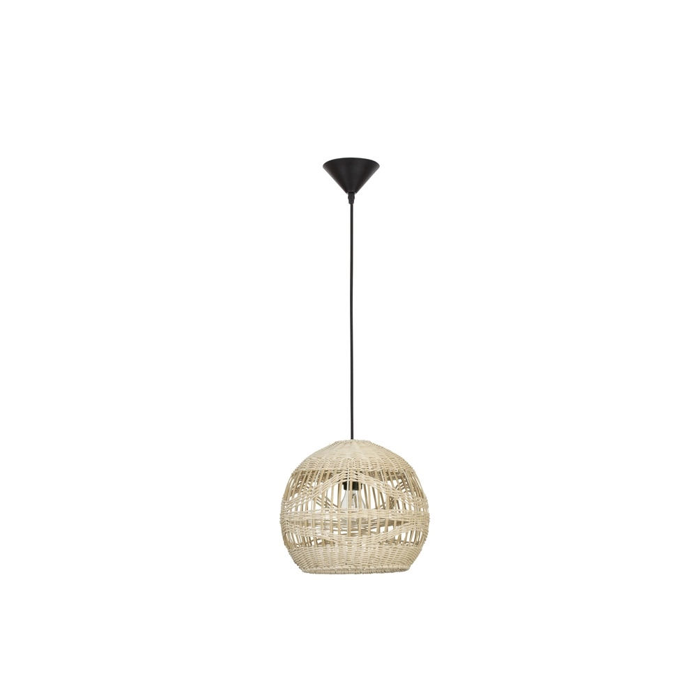 Rattan pendant lamp Marlo Ø 30cm ball Lyora 5212017438829