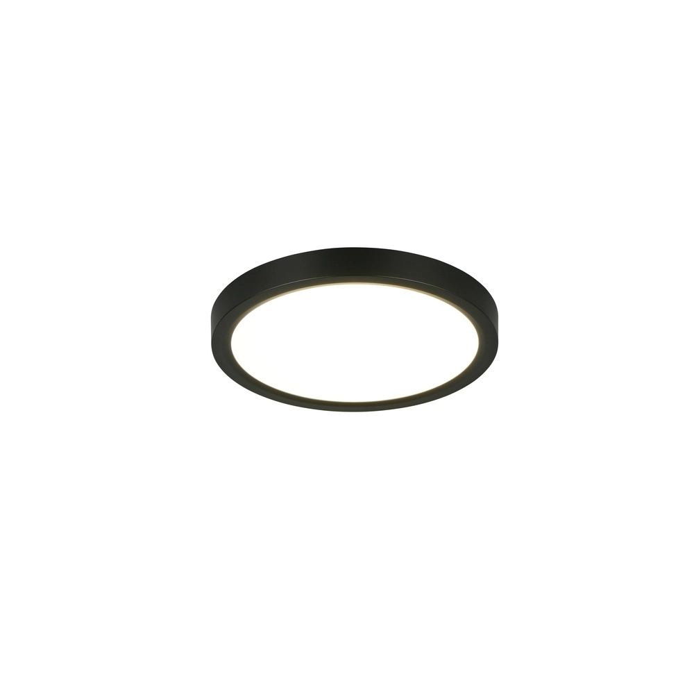 Ceiling light Draco black Ø 23cm Trio 4017807654455
