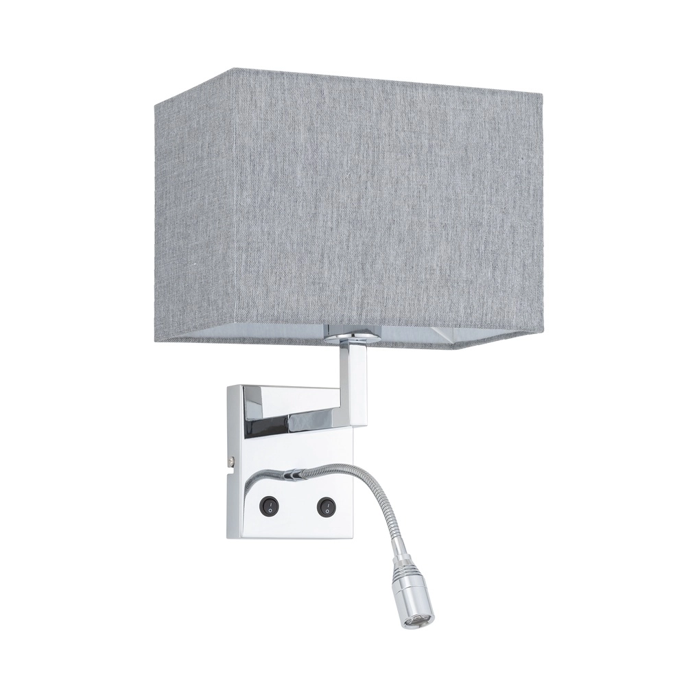 Bedside lamp Hotel Mood Led 26cm grey