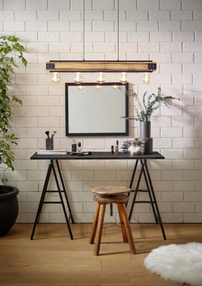 Rural hanging lamp Layham Eglo 9002759434687