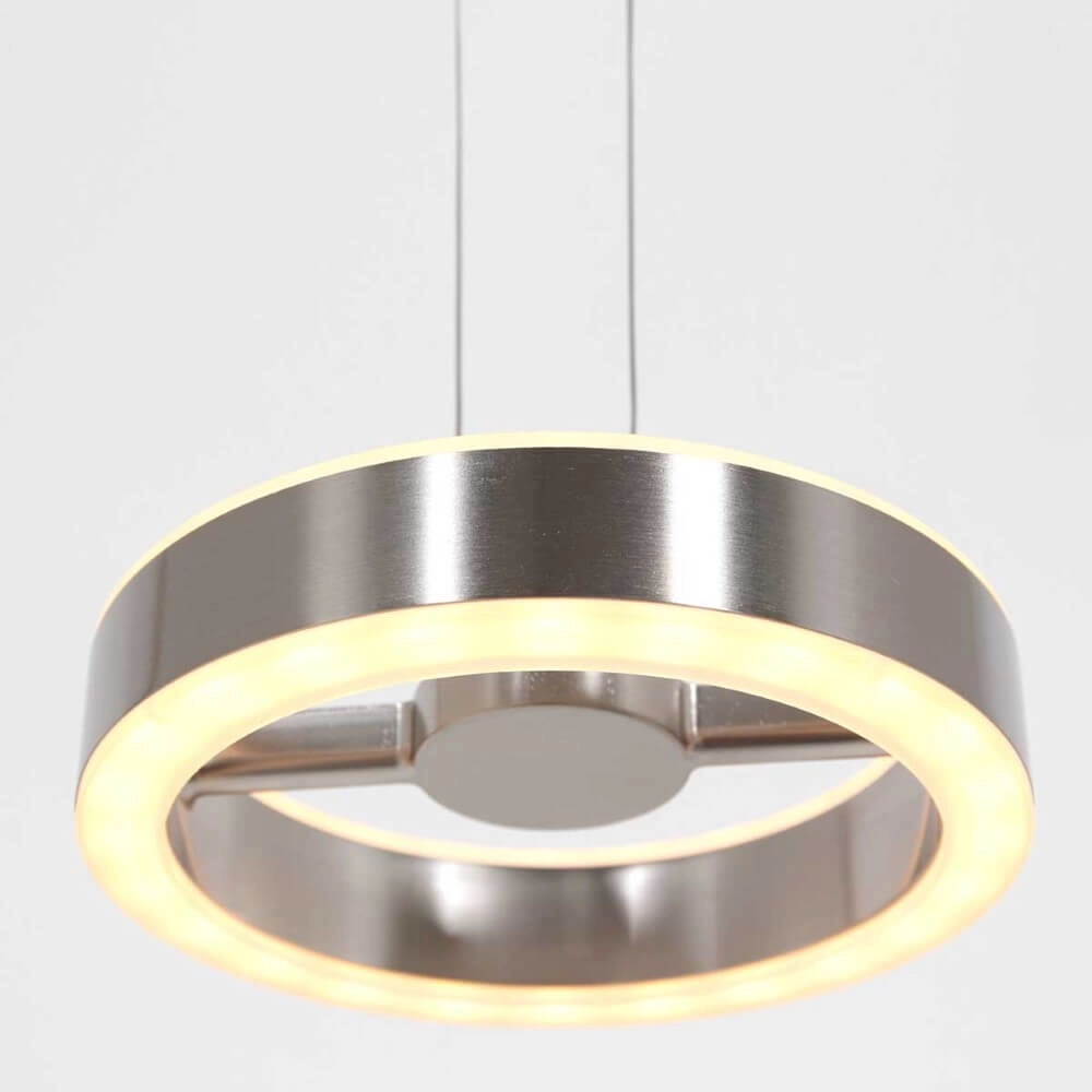 Sleek LED pendant light Piola Stainless steel Steinhauer 8712746167306
