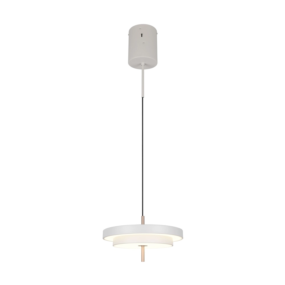 Design pendant lamp Keaton white Ø 40cm Trio 4017807653373
