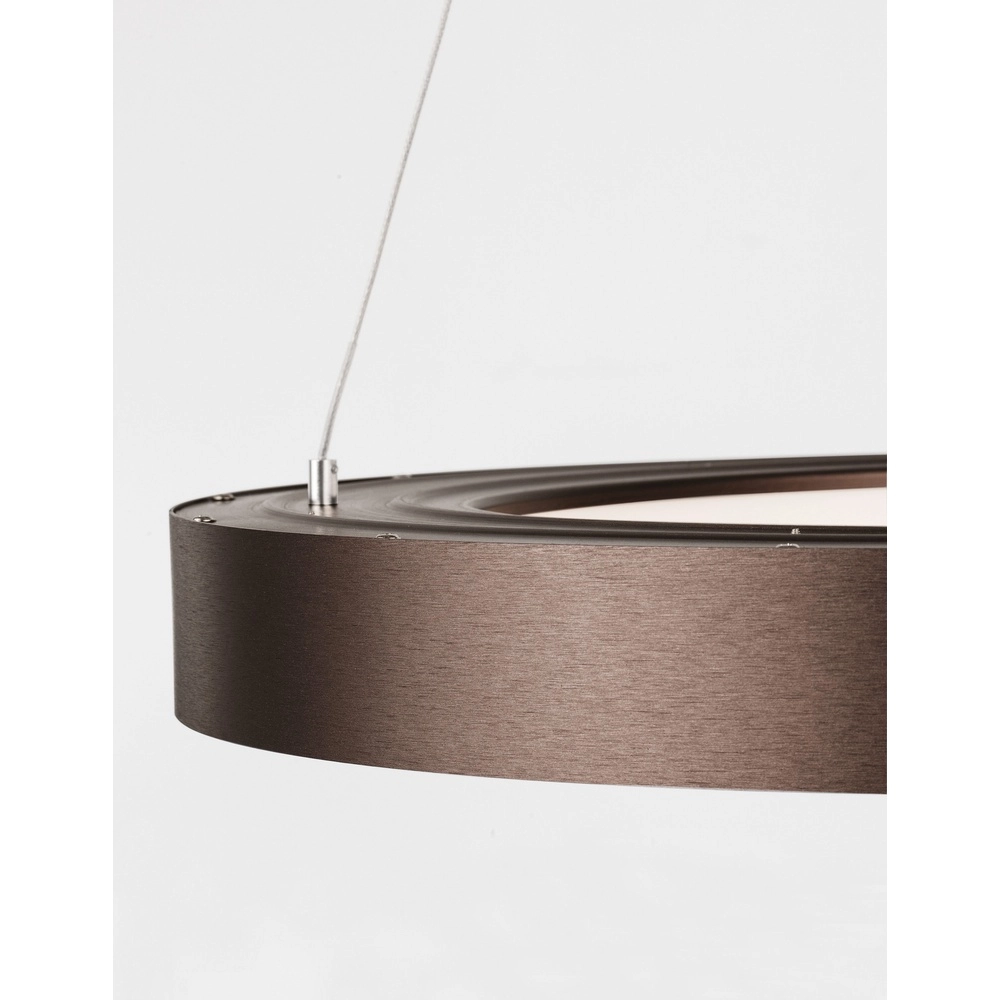 Pendant lamp Rando Thin coffee brown Ø 60cm Lyora 5212017420244