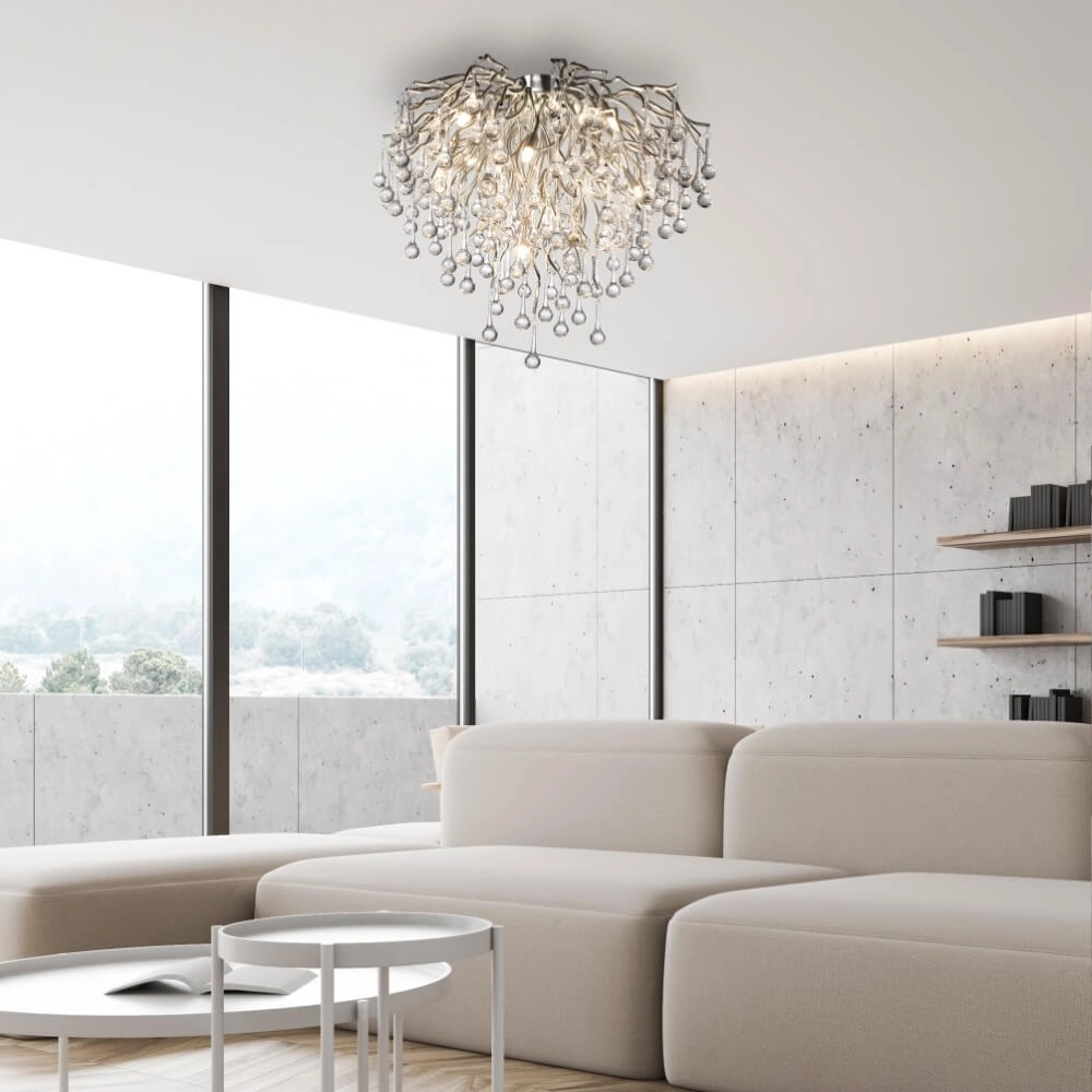 Chandelier Icicle metal 50cm Paul Neuhaus 4012248352090