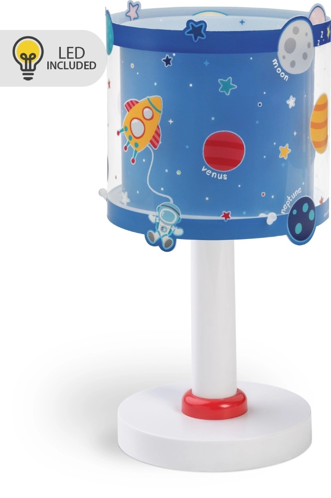 Table lamp Planets blue for children's room Dalber 8420406002231