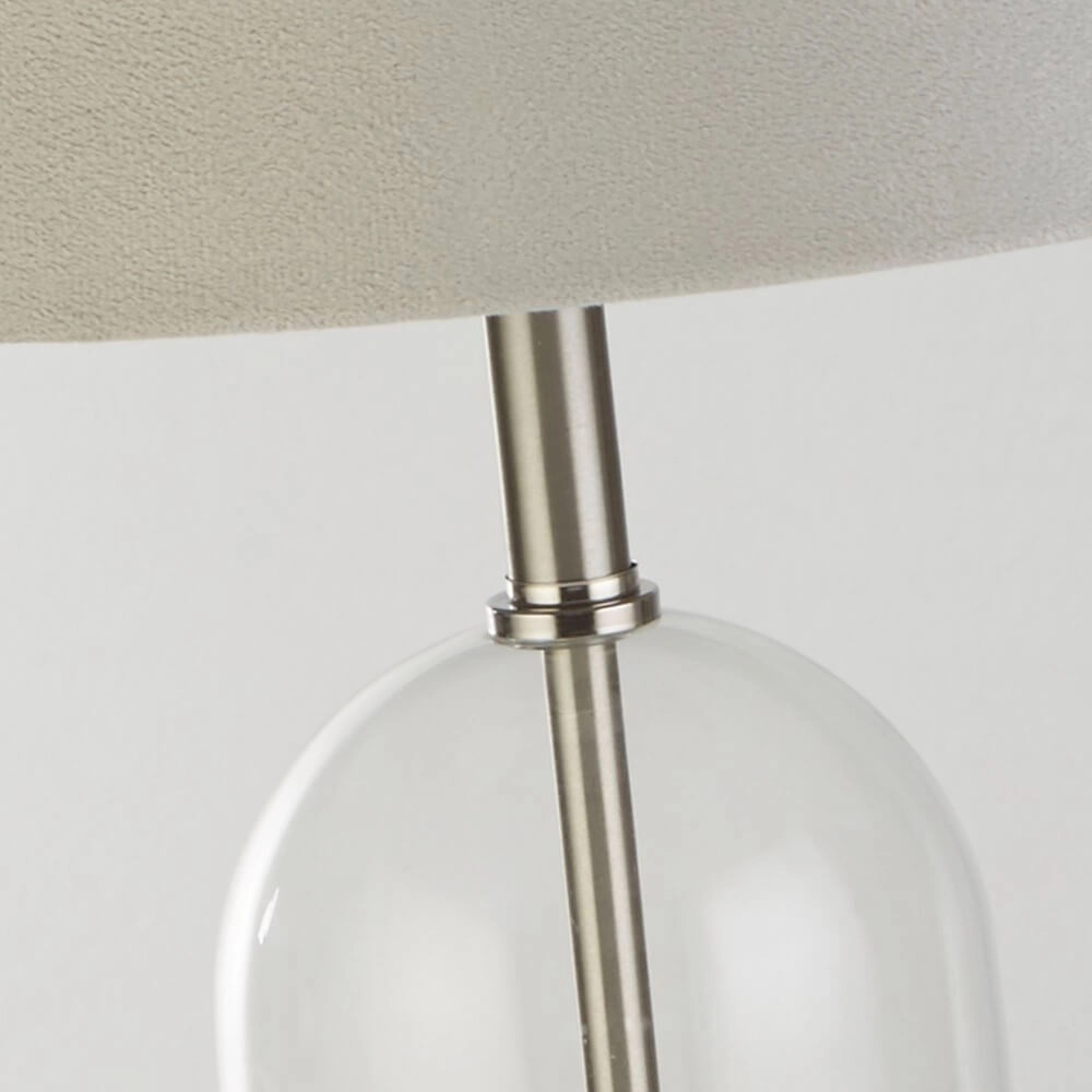 Table lamp Oxford with grey hood Searchlight 5053423256894