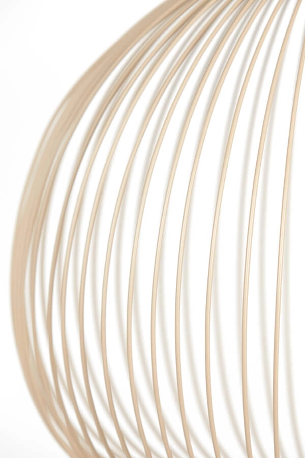 Cream pendant lamp Rilana Ø 34cm Light & Living 8717807649760