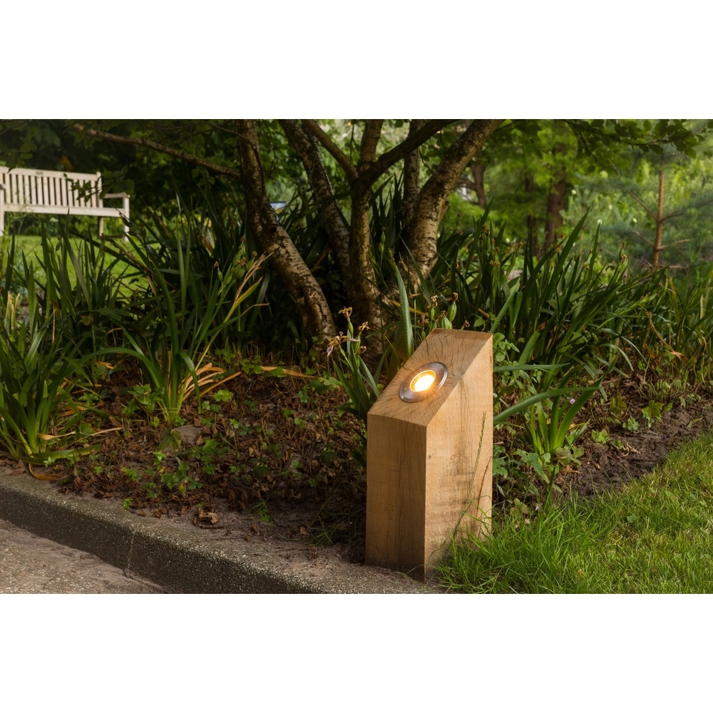 Wooden uplighter Sotto Rustic chestnut - 40cm - 2700K Timberlab 8716803514171