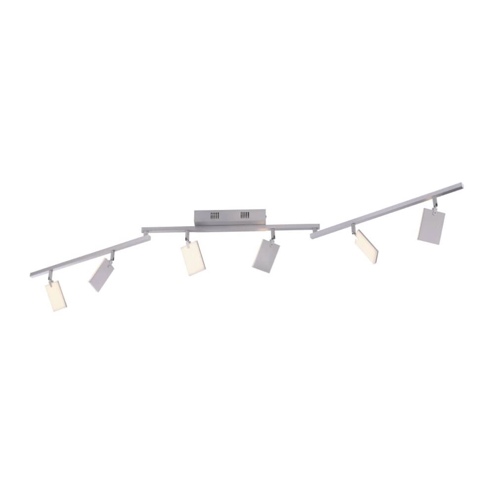 Ceiling lamp Pure Mira 6-light aluminum Paul Neuhaus 4012248359389